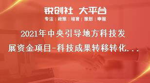 2021年中央引導(dǎo)地方科技發(fā)展資金項目-科技成果轉(zhuǎn)移轉(zhuǎn)化申報范圍及條件獎補政策